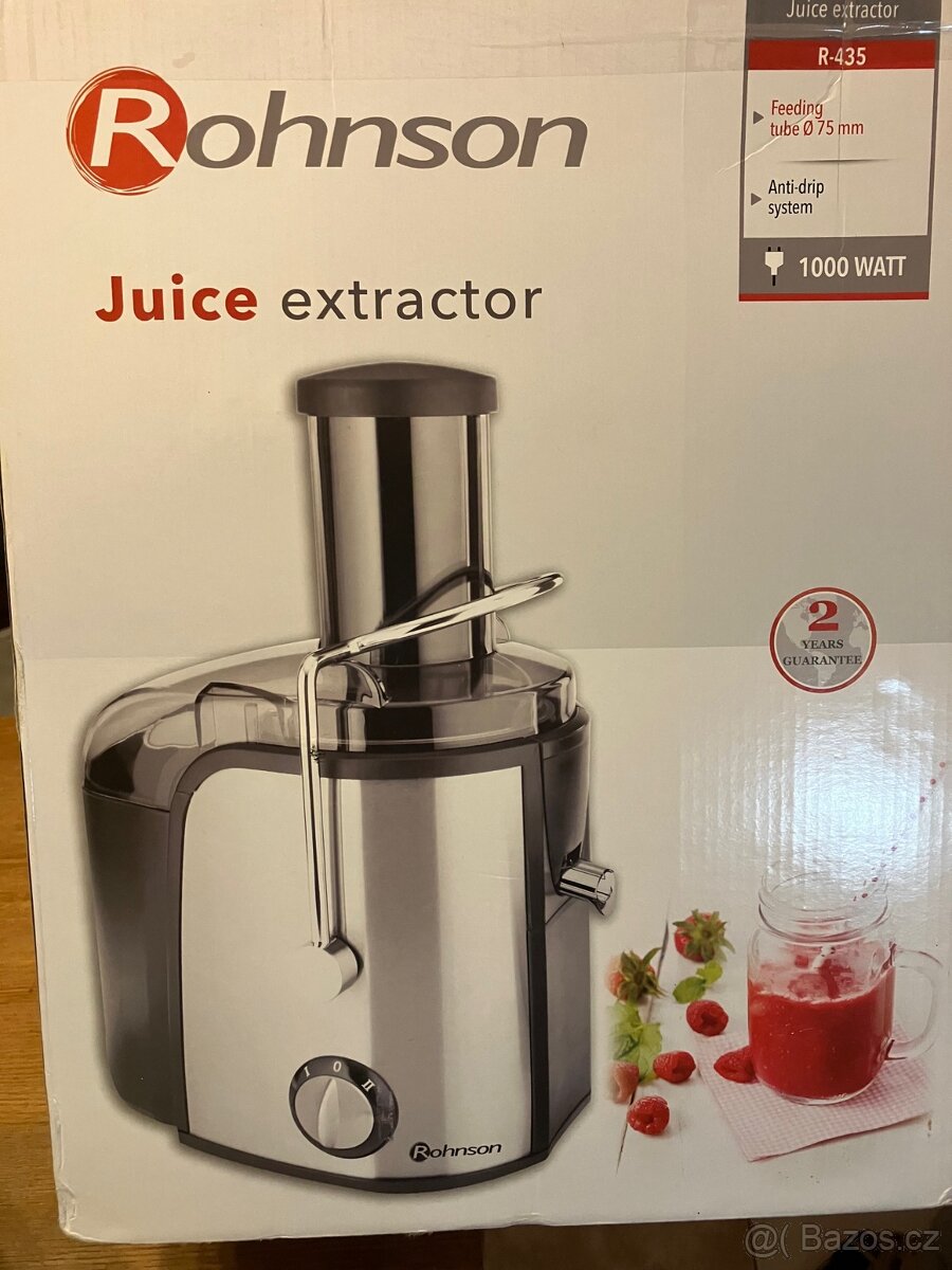 Prodám odšťavňovač Rohnson juice extractor R-435 - 5