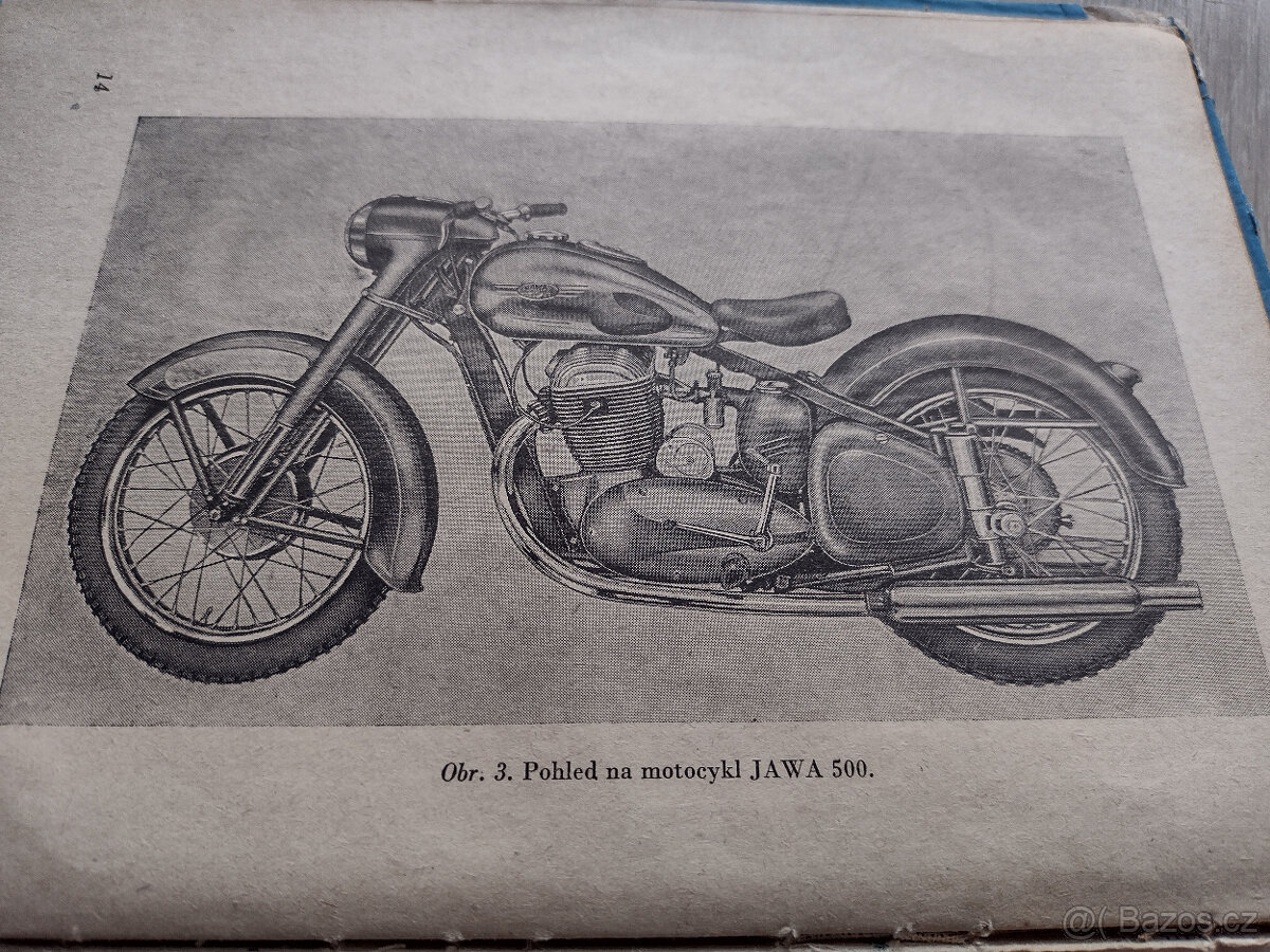 JAWA 250,350,500, POPIS, OBSLUHA, 1955 - 5