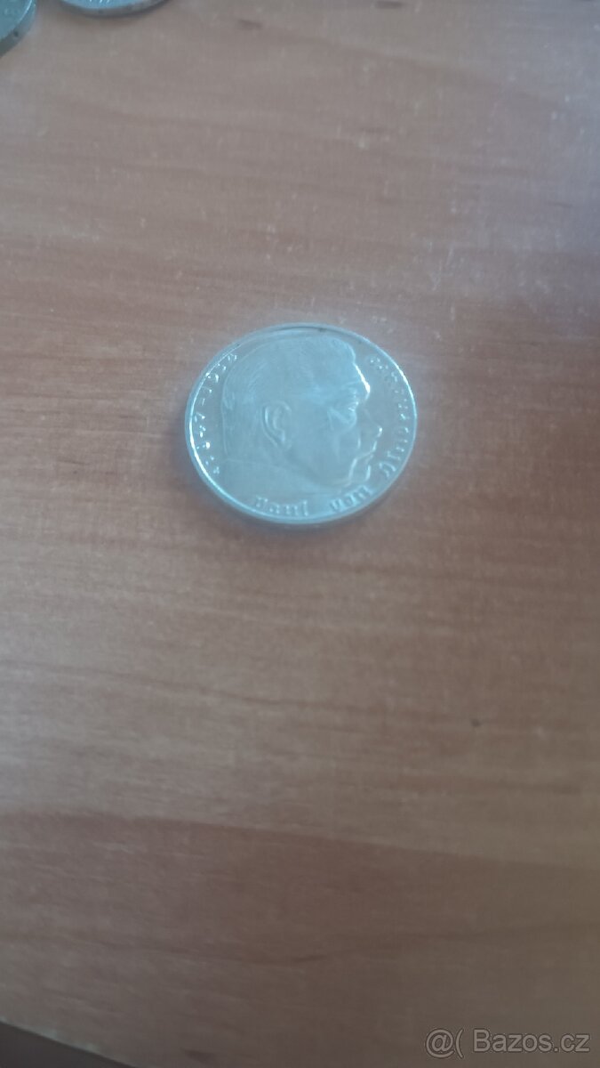 Prodám mince stribro - 5