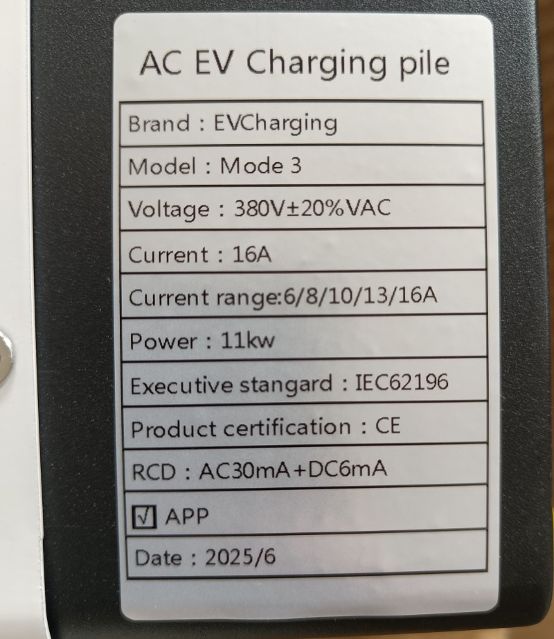 Nabíječka Wallbox Typ 2, Wifi/Bluetooth - 5