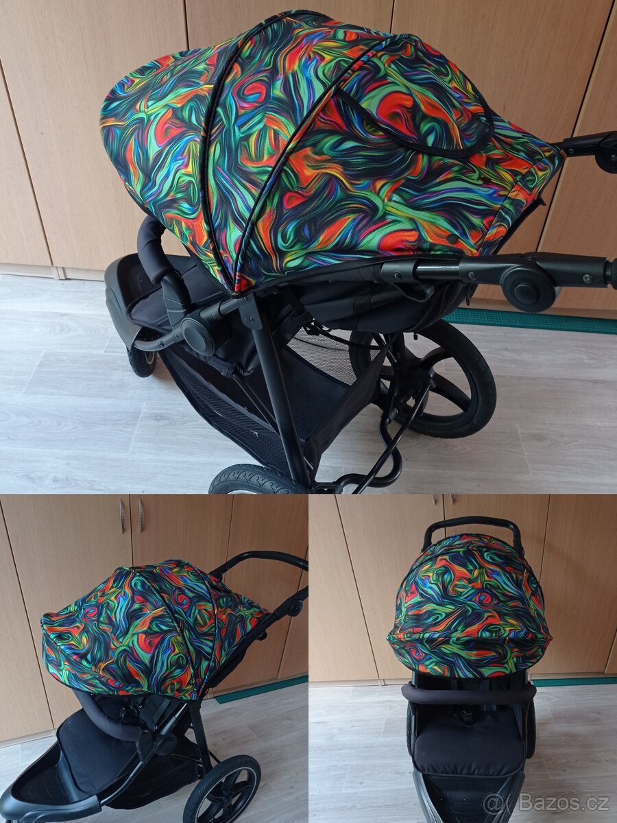 Stříška Hauck Runner 2, cena OD, šití na zakázku - 5