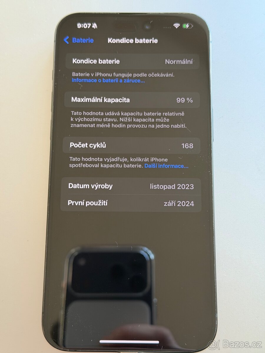 iPhone 15 Pro Max 256GB modrý titan - 5