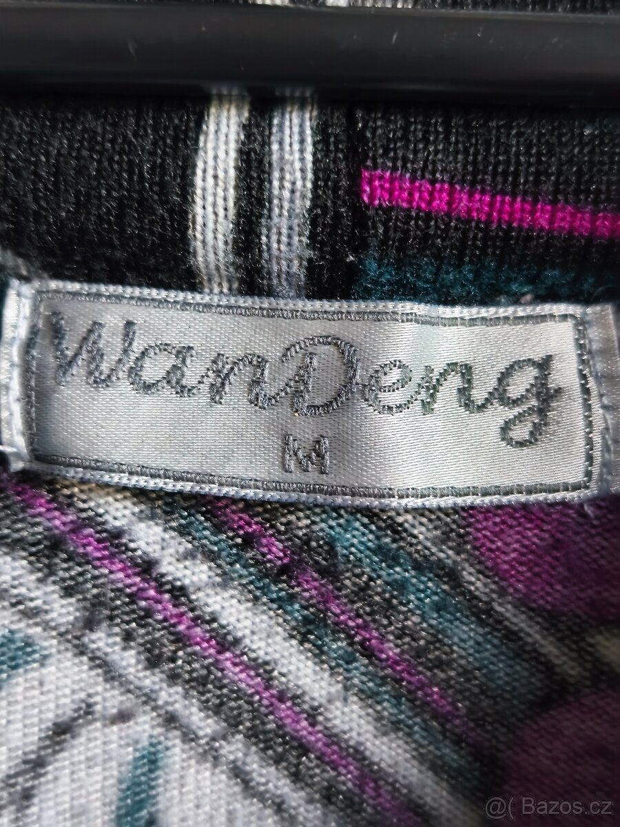 dámský vzorovaný pulovr se stojáčkem, vel.M - 5