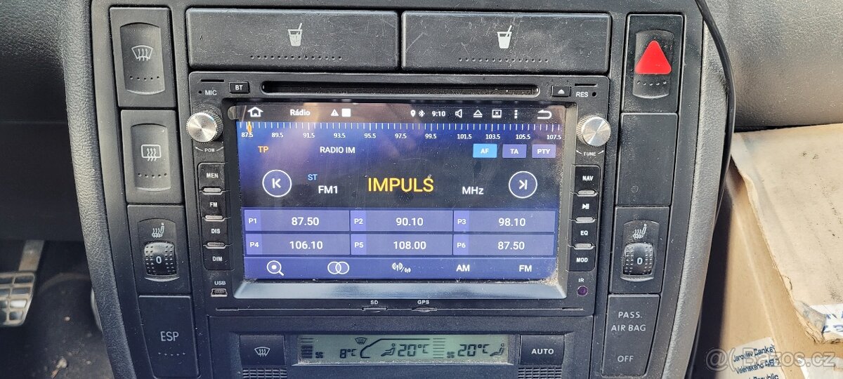 2DIN autorádio s Androidem VW, Sharan, ..., Wi-Fi, USB, GPS - 5