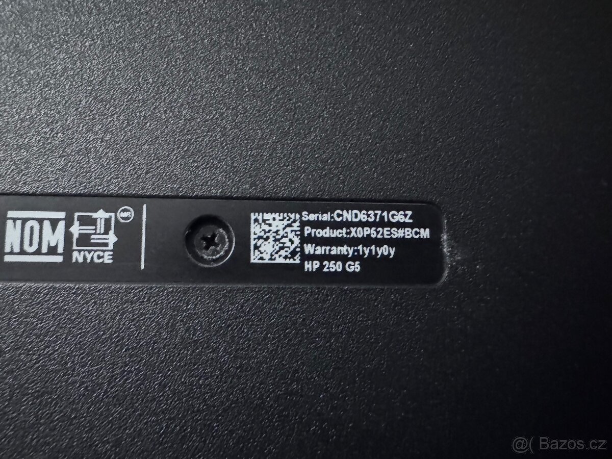 notebook HP 250 G5 - 5