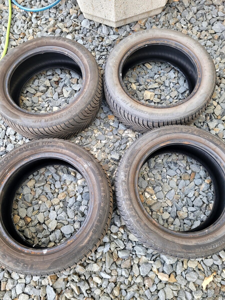 zimní pneu 185/55/15 M+S ze Škoda Fabia III - 5