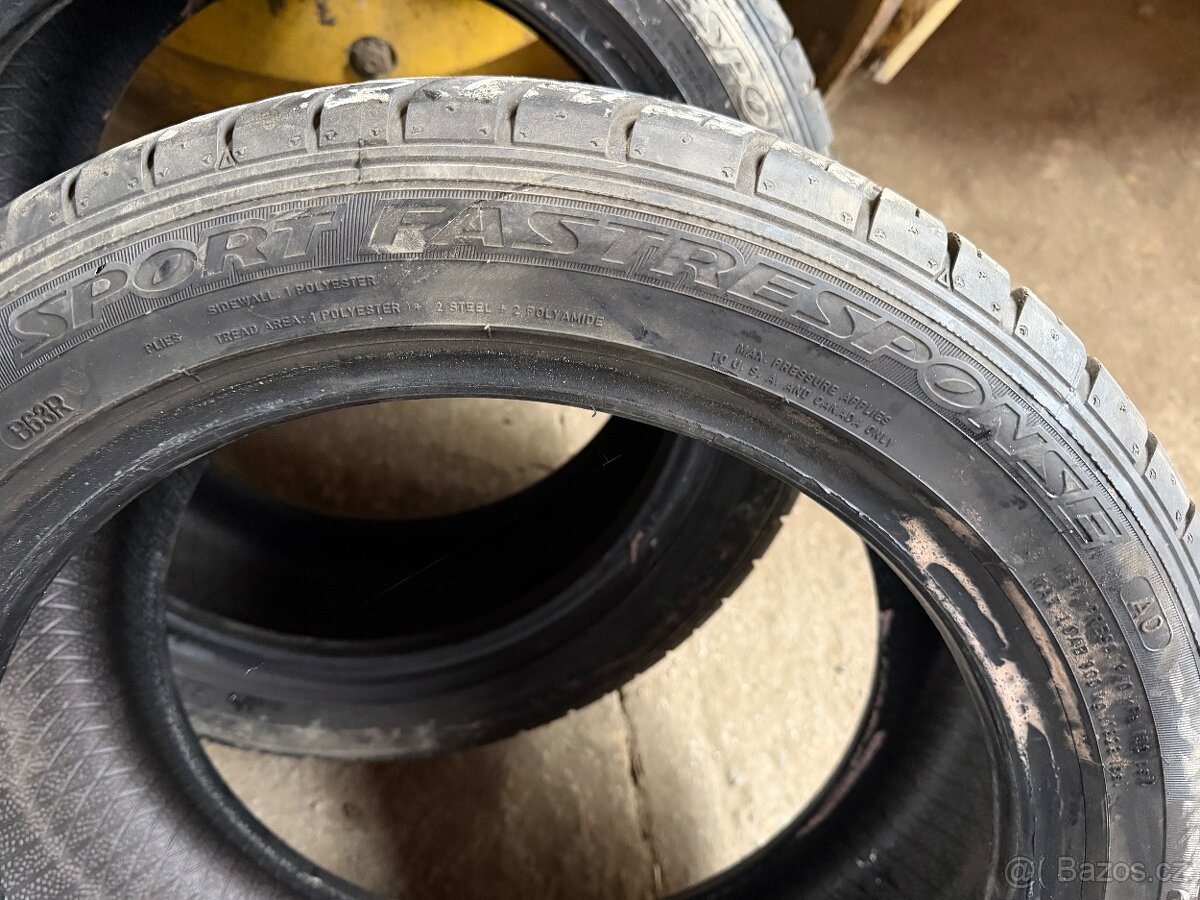 215/45/16 2x Dunlop Sport Fastresponse - 5