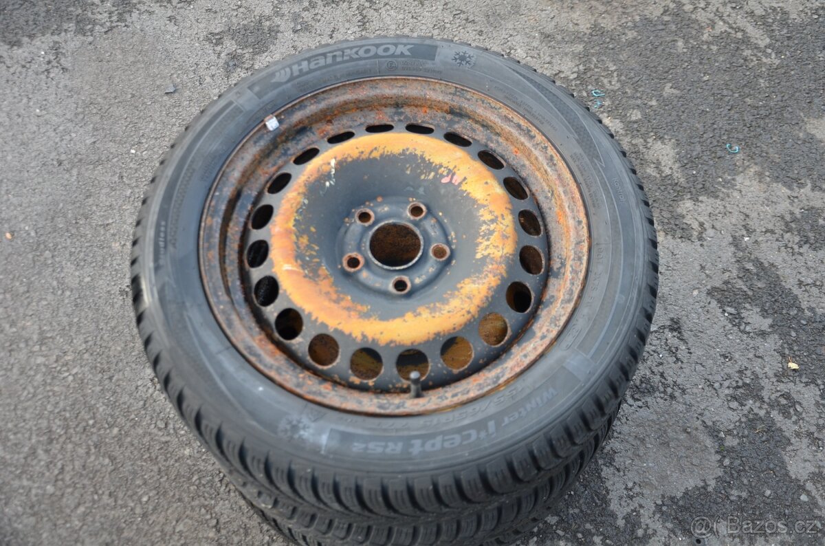 Audi A2 - originální zimní kola 15", 155/65 R15 - 5