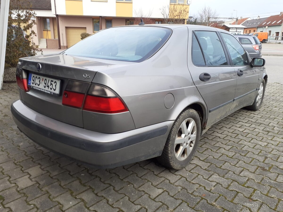 Saab 9-5 2.3t, 2001, pojízdné, bez STK. - 5