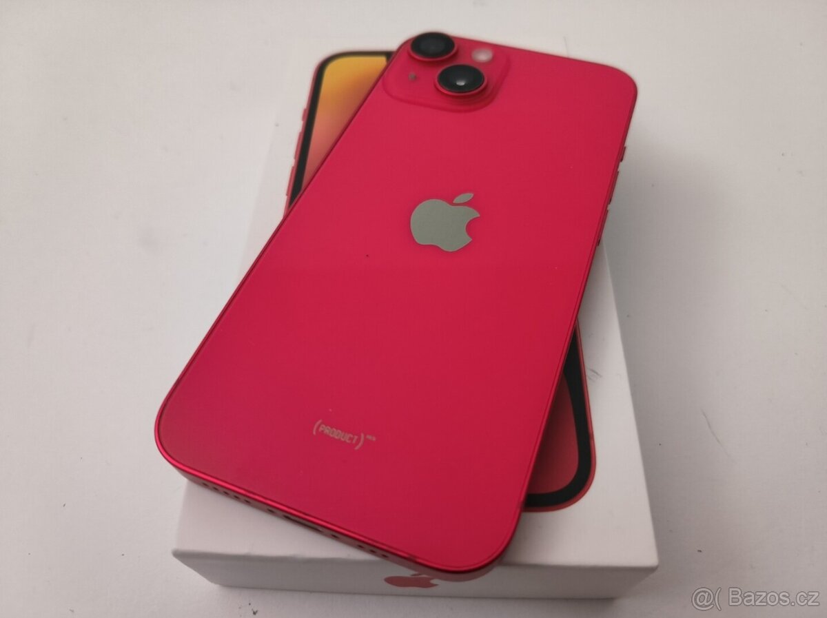 apple iphone 14 128gb Red / Batéria 100% - 5