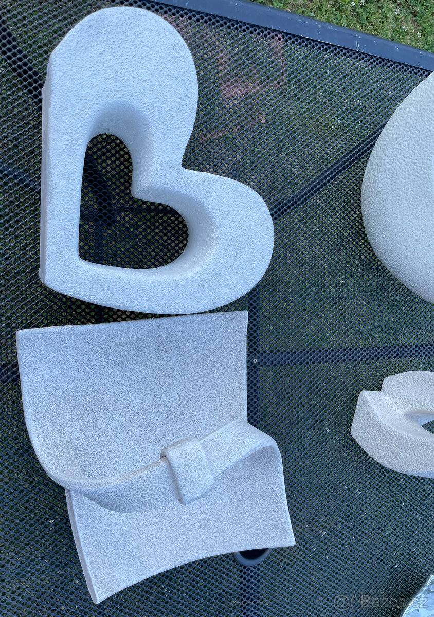 Keramické vázy a dekorace moderní - 7 kusů - 5