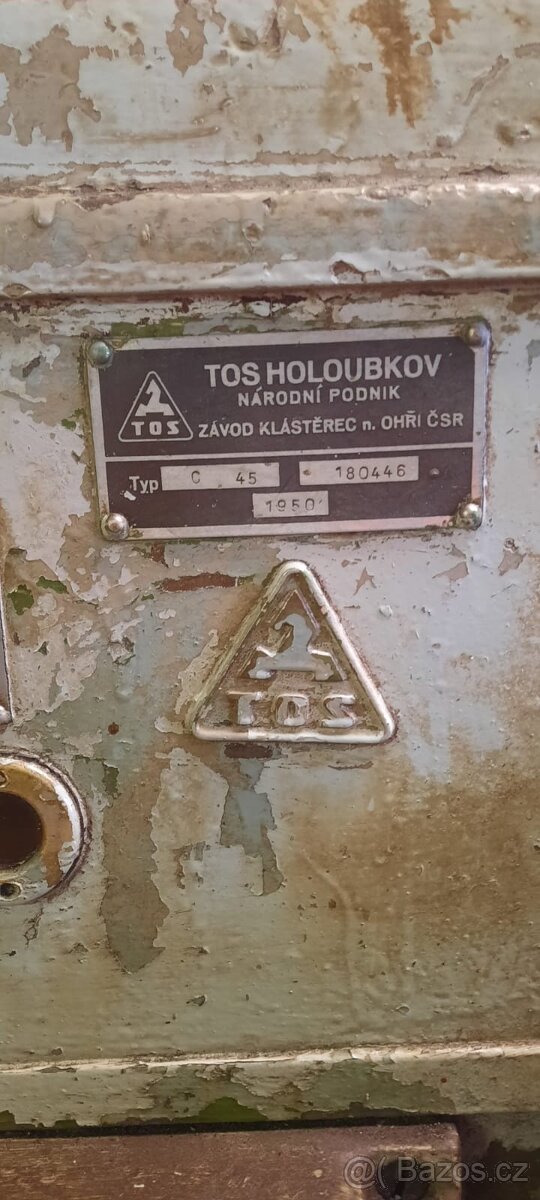 Soustruh velký TOS k prodeji - 5