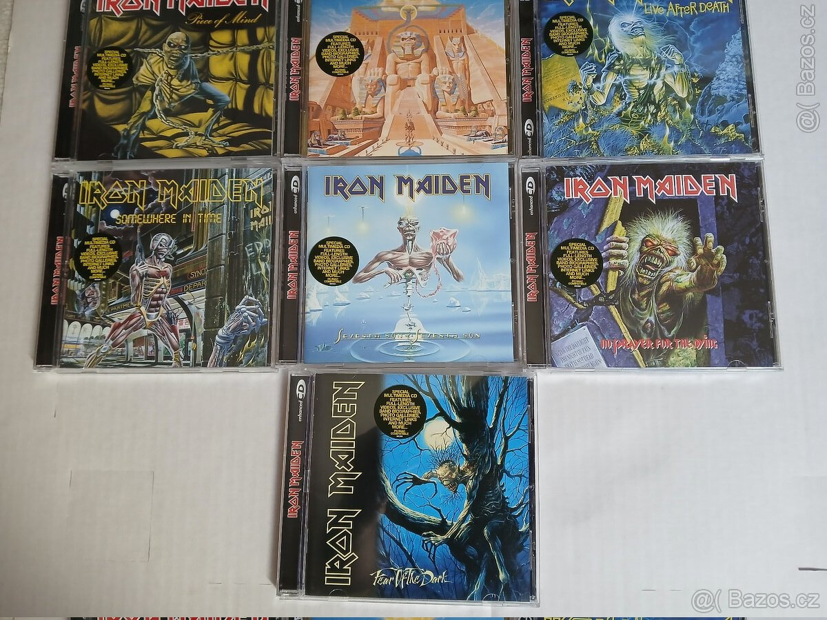 🇬🇧 IRON MAIDEN 🇬🇧 – 10 ks CD NEHRANÉ - TOP STAV - 5