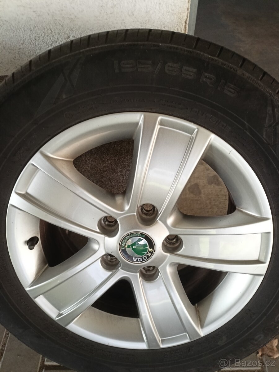 Originální ALU kola Škoda Pyxis 15" - 5