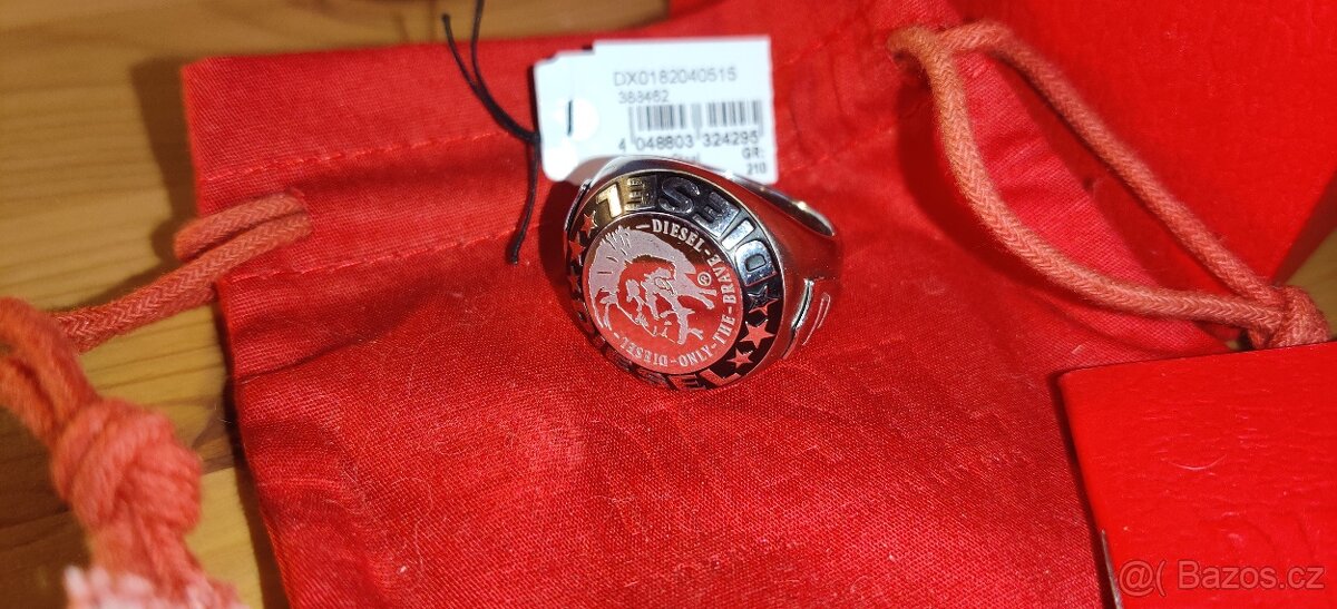 Diesel Moderní pánský prsten velikost 66 - 5