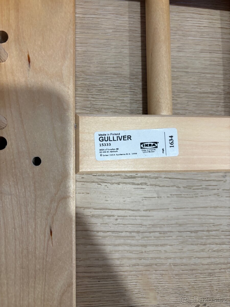 Dětská postel ikea Gulliver+2 matrace a příslušenství - 5