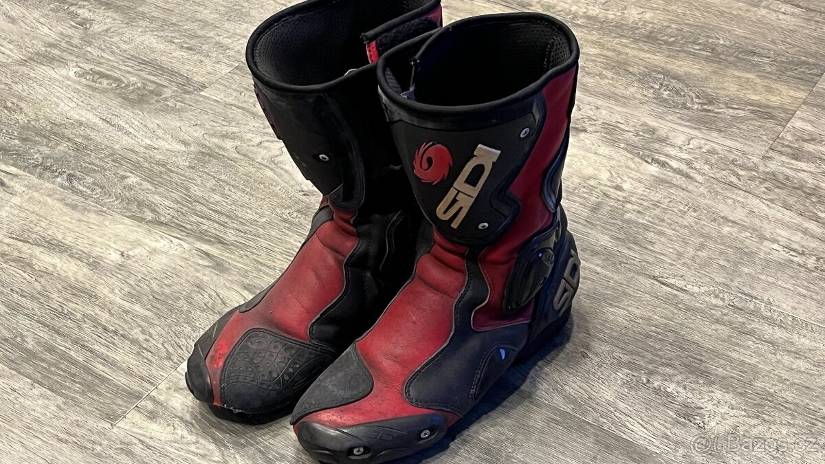 Pánská dvoudílná kožená kombinéza PSI Hubík + boty SIDI - 5