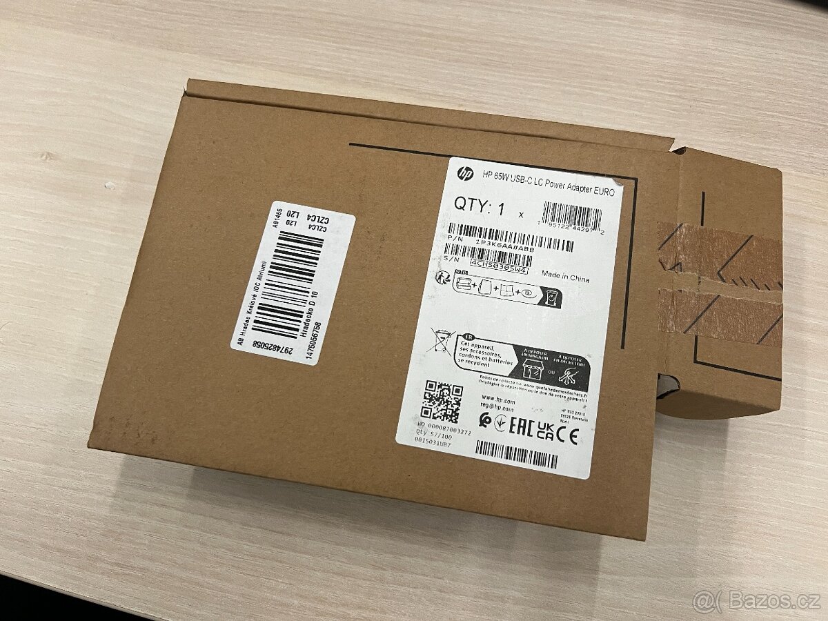 Napajeci zdroje originalní HP 65W USB-C, nové - 5