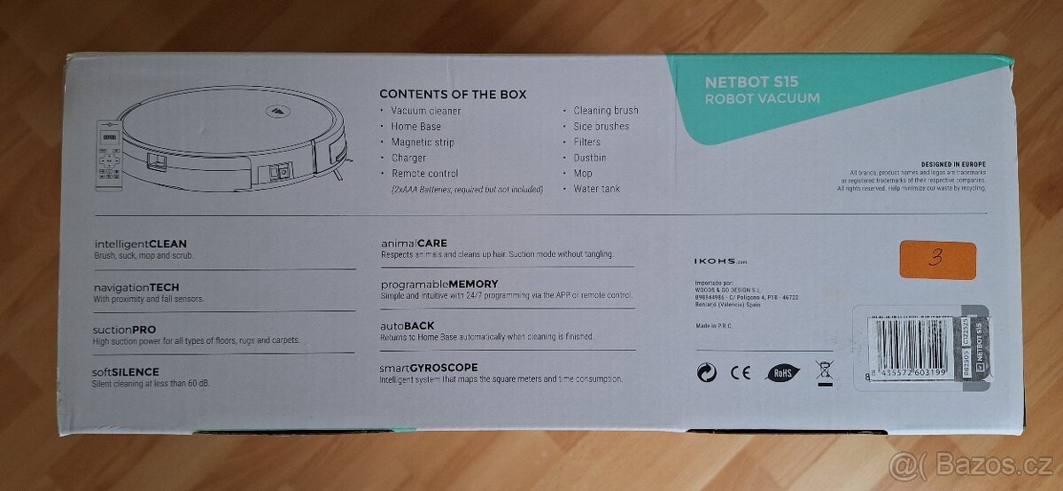 NOVÝ robotický vysavač IKOHS NetBot S15 - 5