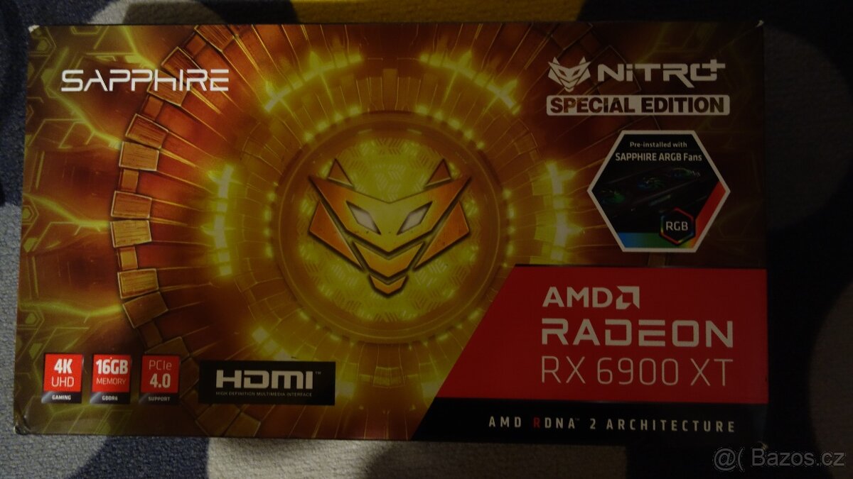 Radeon nitro rx6900xt na díly bez gpu chipu - 5
