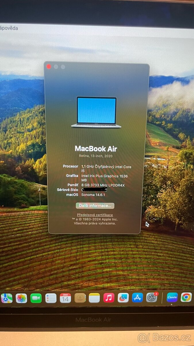 MacBook Air 2020 i5 8GB RAM 512GB - 5