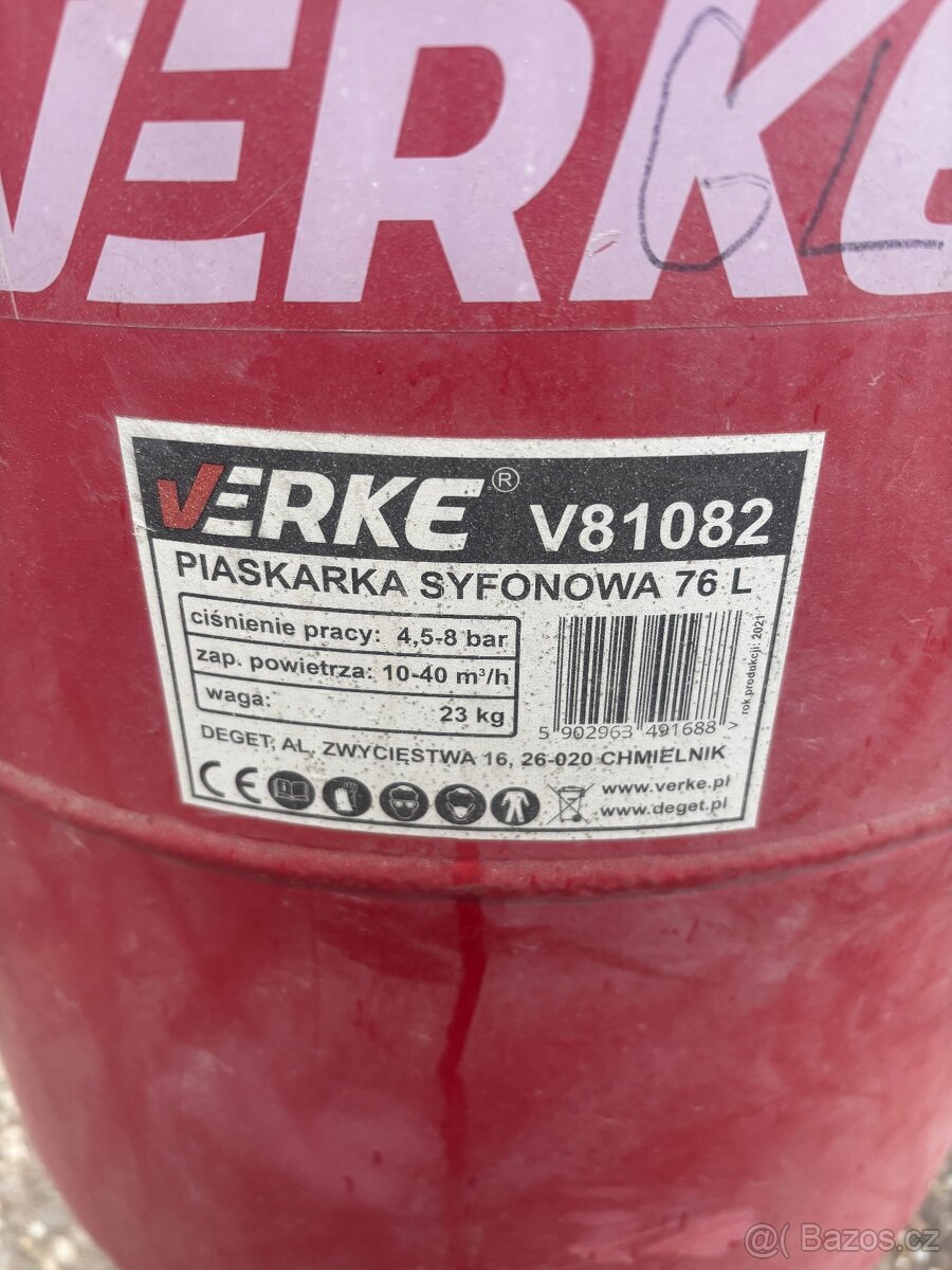 Pískovačka + tryska - 5