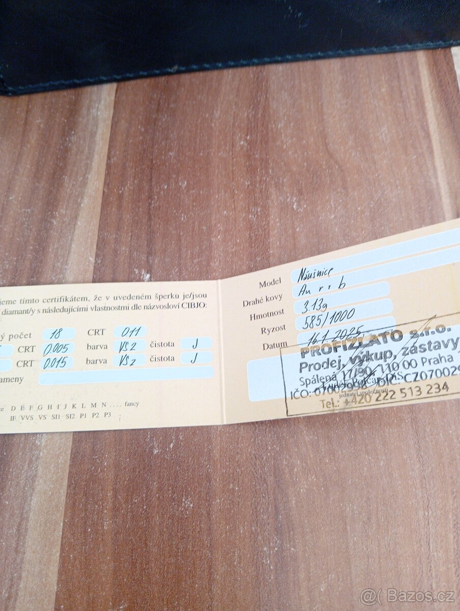 LUXUSNÍ ZLATÉ NÁUŠNICE S BRILIANTY - 5