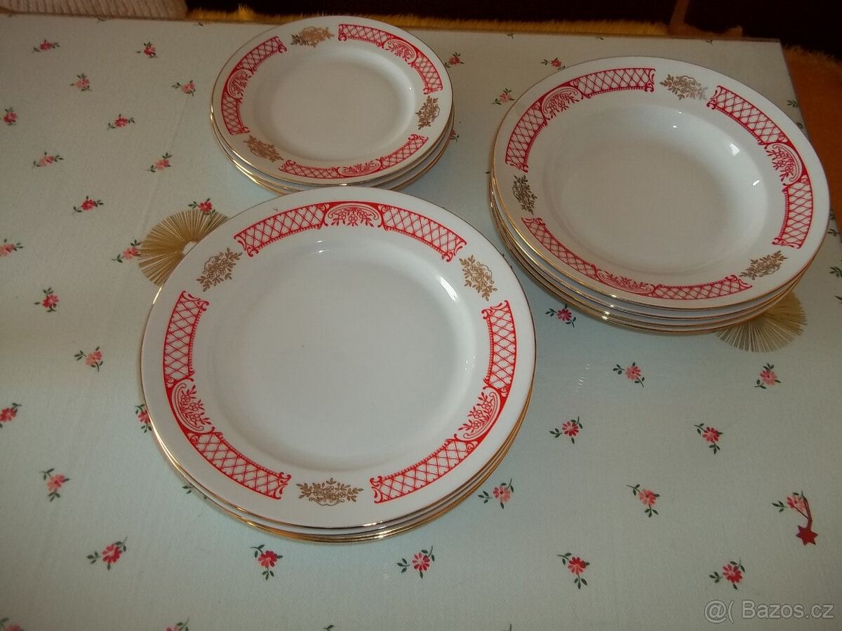 Talíře polevkové, mělké a dezertní - 5