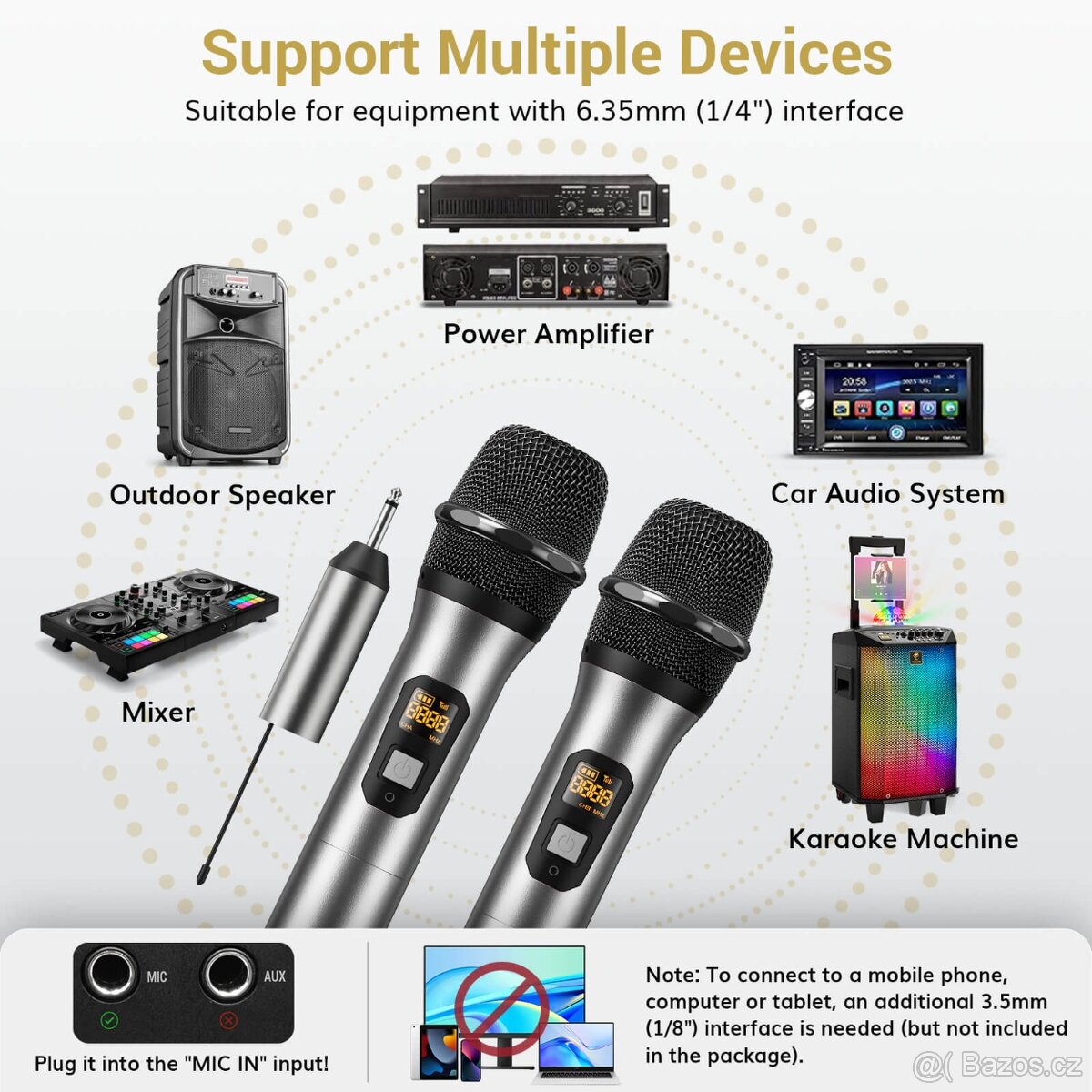 set mikrofonu tonor TW-630 - 5
