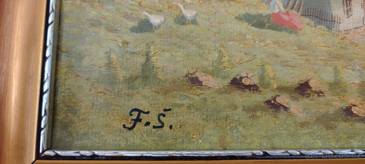 Obraz s monogramem F.Š - 5