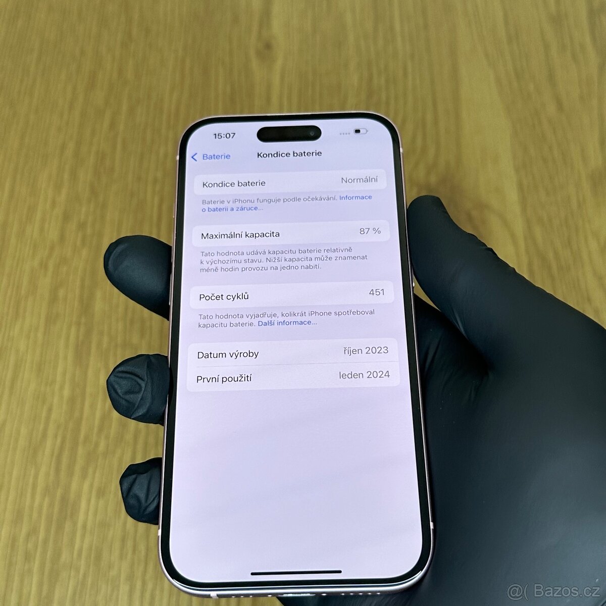 IPhone 15 128GB Pink ZÁRUKA - 5
