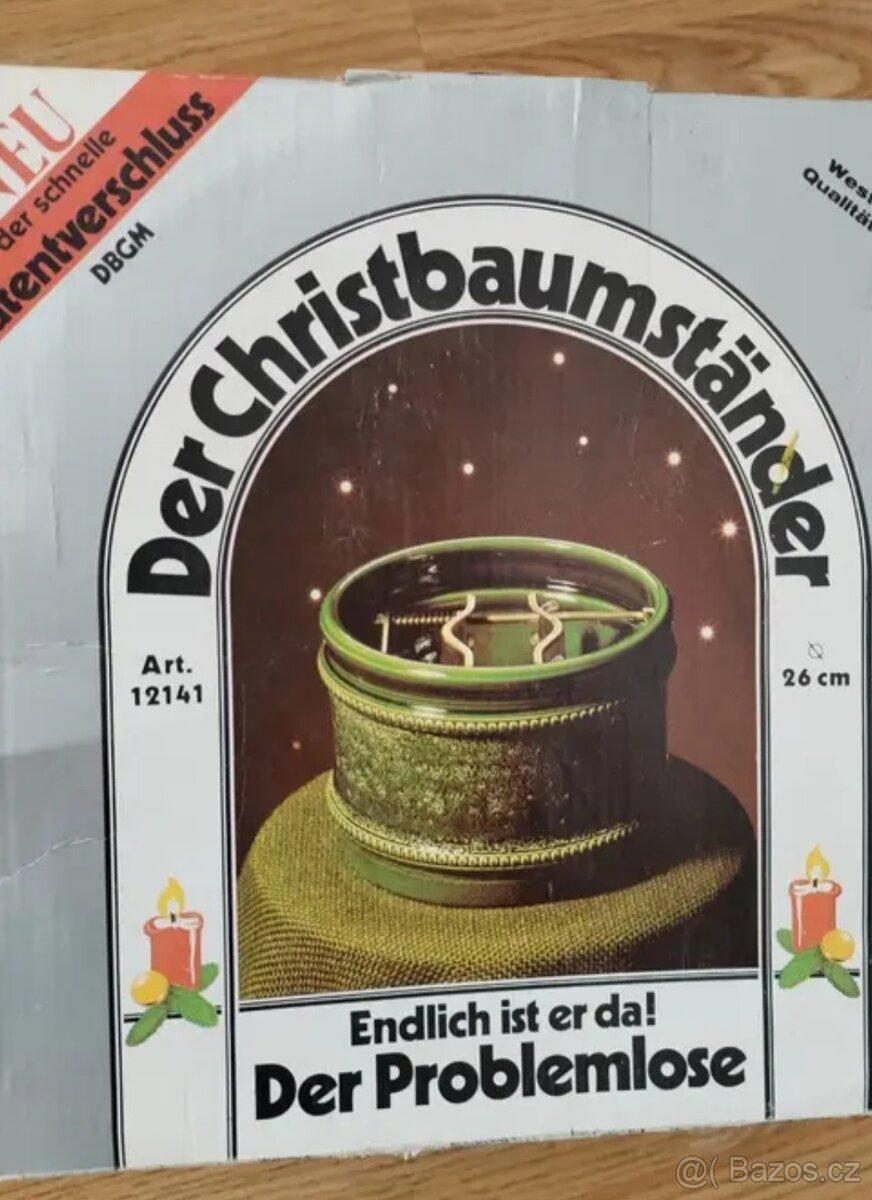 Stojan na vánoční stromeček keramický. - 5