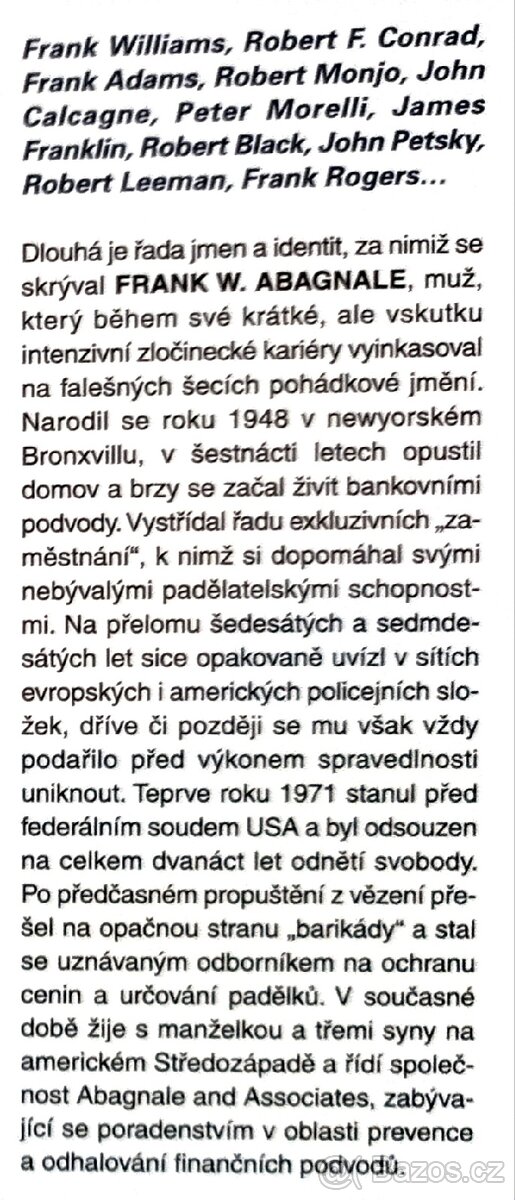 Chyť mě, jestli to dokážeš, kniha - 5