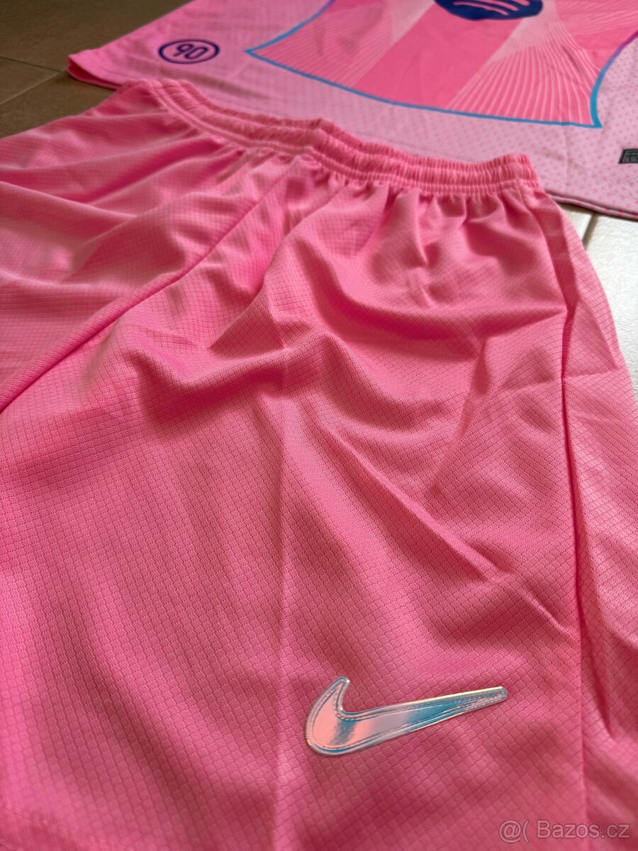 Fotbalový dres FC Barcelona růžový 90 Yamal #10 - 5