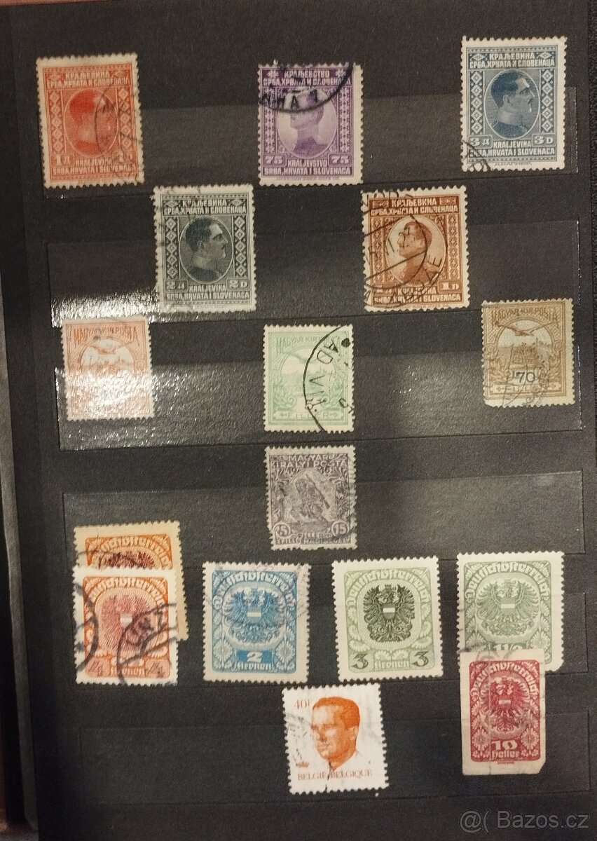 Sbírku známek známky 4x album č1 - 5
