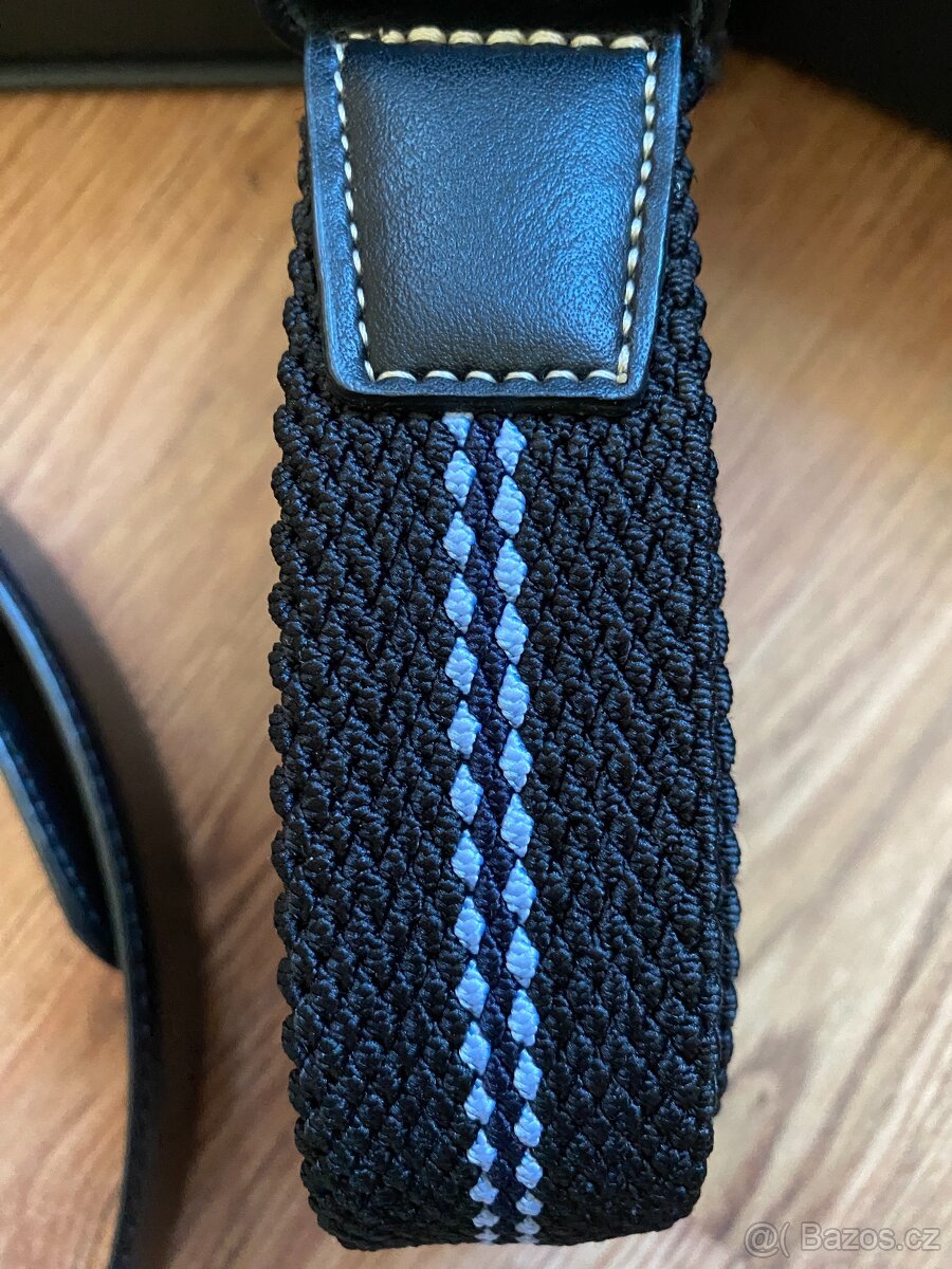 Nový dárkový set opasků Bandi - kožený černý, pružný černý - 5