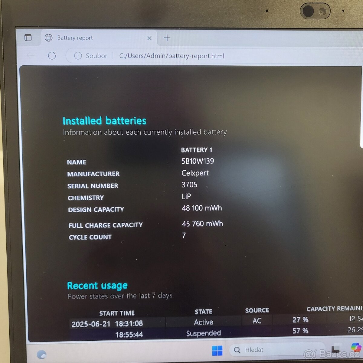 Lenovo Thinkpad X13 /AMD Ryzen- 6jádro/16GB-DDR4/ - 5