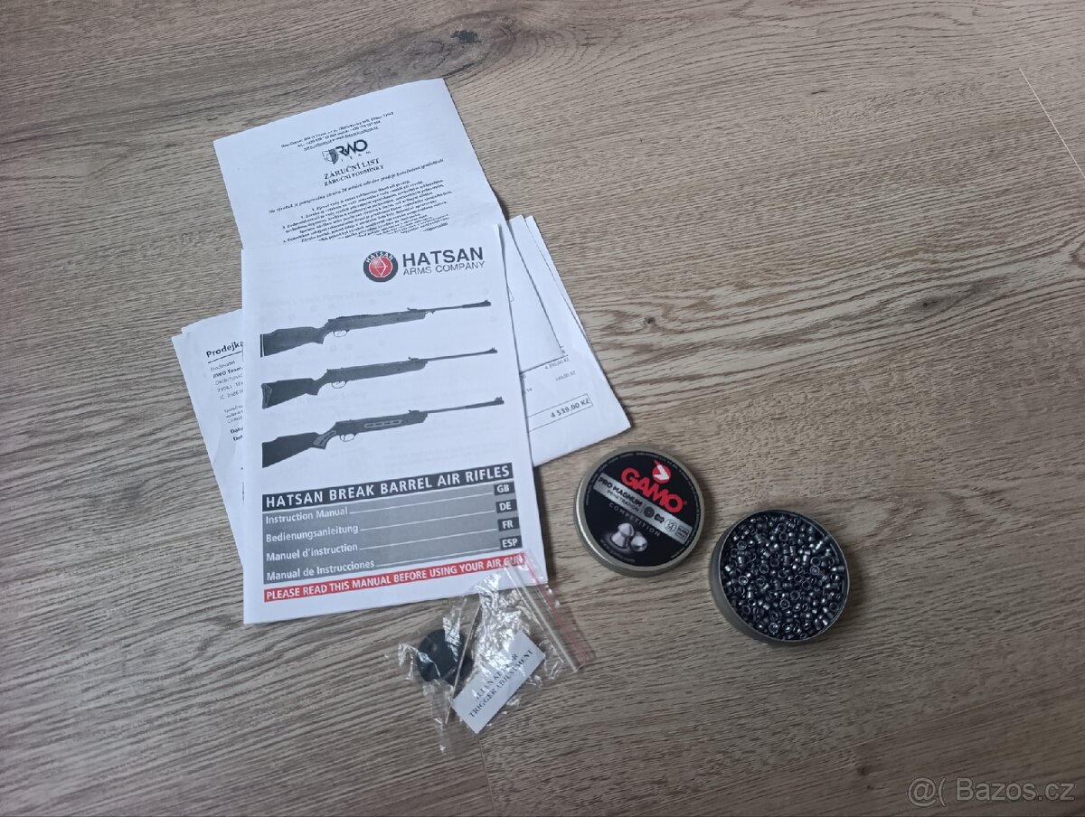 Vzduchovka 26 J Hatsan 65 , ořech, záruka do 6/2027 - 5