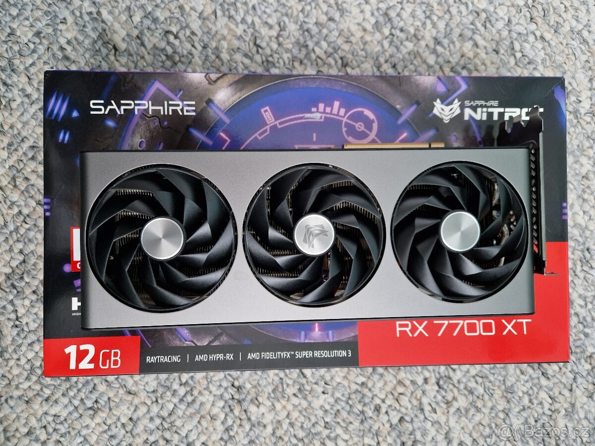 AMD RX 7700 XT 12GB Nitro + - 5