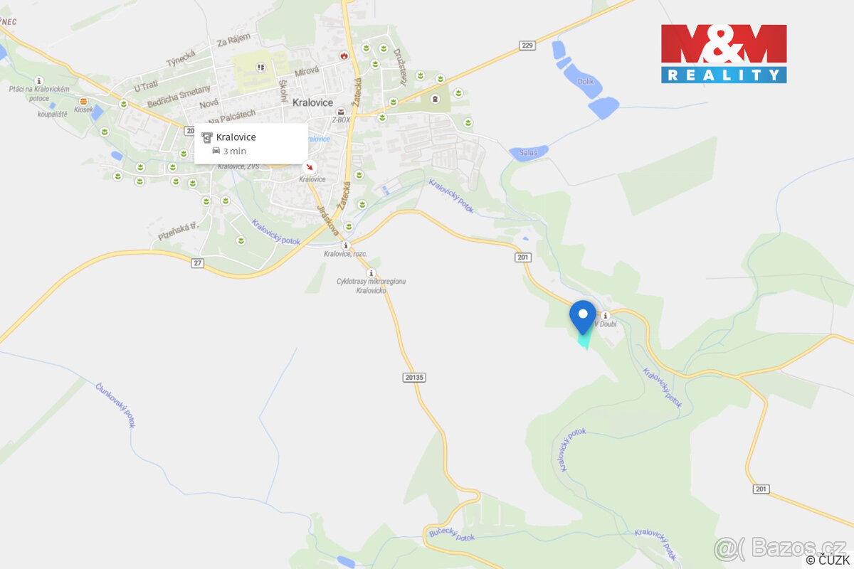 Prodej lesa, 6740 m², Kralovice - 5