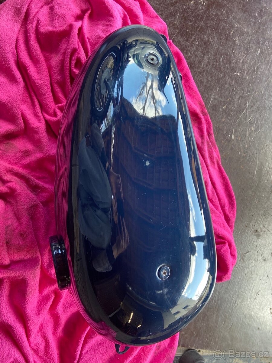 Predám repasovaná(vyliata) nádrž JAWA 250 350 panelka - 5