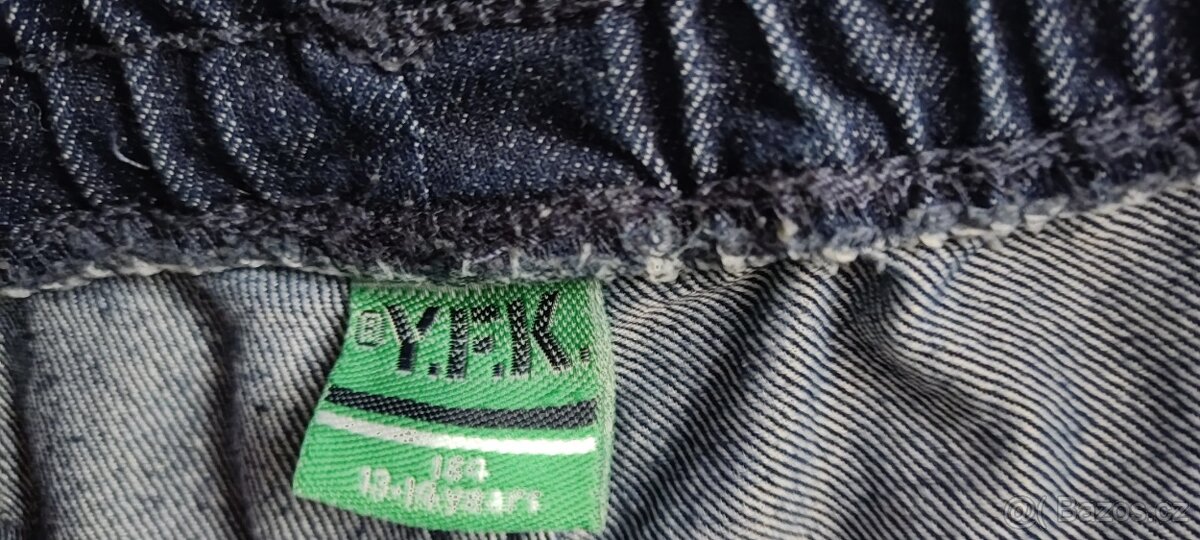 Chlapecké kalhoty a kraťase vel 152,158, - 5