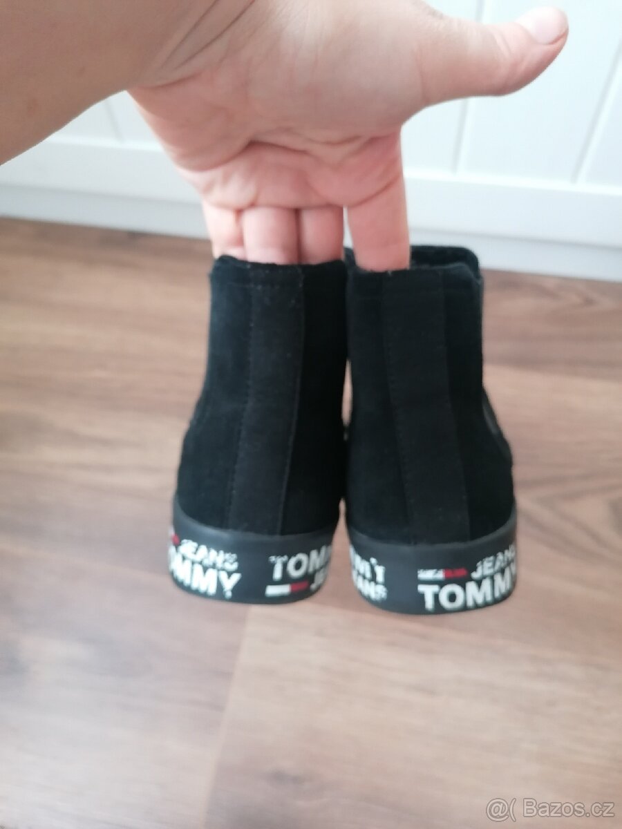 Kožená dámská obuv Tommy Hilfiger - 5