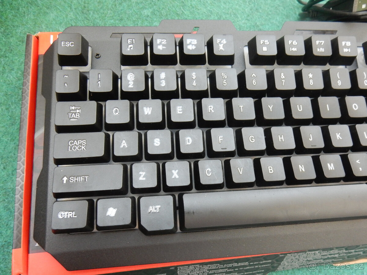 Herní podsvícená klávesnice no fear - 5