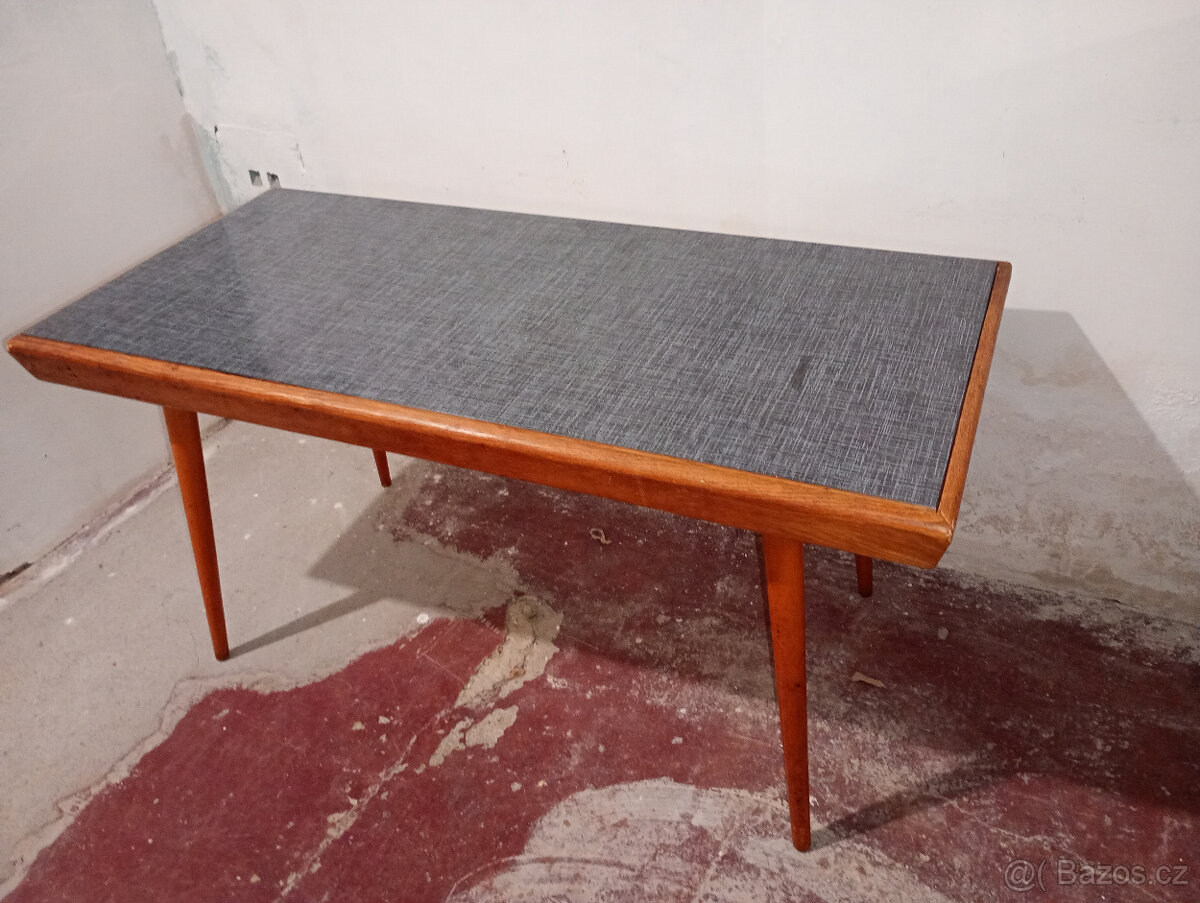 RETRO Konferenční stolek Brusel a Tatra - 5