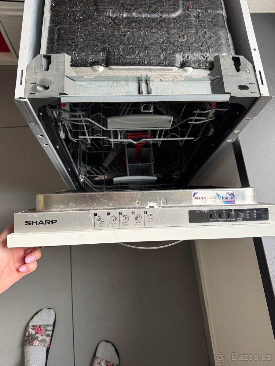 Vestavná myčka Sharp QW NS14I49EX - 5