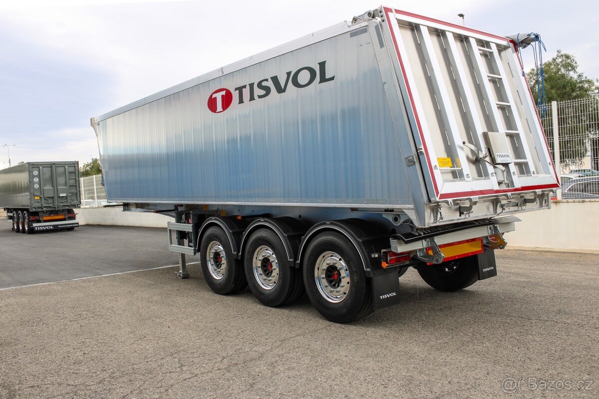 Sklápěcí návěs -Tisvol 43m3 5300kg Ihňed k odberu