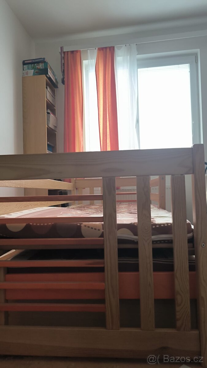 Praktická dětská dvoupostel 6-14 let 80x180cm - 5