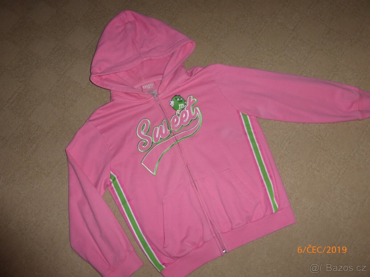 MIKINA nová 143-152 ( 158) + další mikiny,šaty,župan - 5