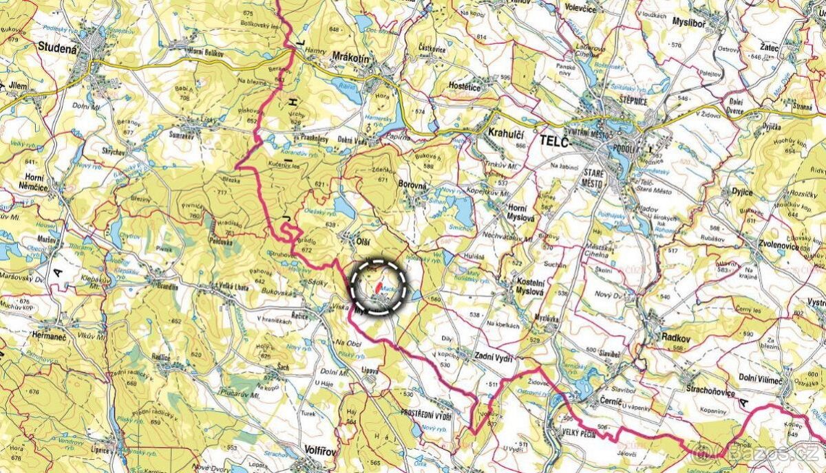 Pozemek, komerční, prodej, Mysletice, Jihlava - 5